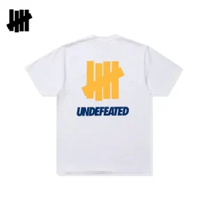 UNDEFEATED 五條杠經典 LOGO印花 寬松短袖T恤 男女同款 黑/白