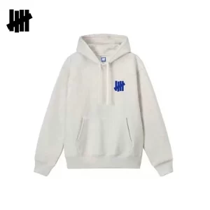 UNDEFEATED 五道杠 前藍標 男女百搭 連帽衛衣 白/黑/灰
