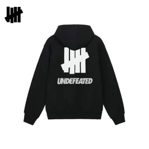 UNDEFEATED 經典款 字母LOGO 休閒百搭 連帽衛衣 男女款 白/黑/灰