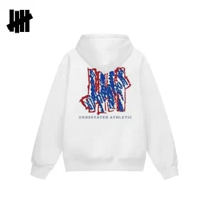 UNDEFEATED 塗鴉圖案 休閒百搭 男女 寬鬆舒適 連帽衛衣 白/黑/灰