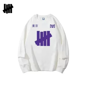 UNDEFEATED 東京限定圖案 男女寬鬆 圓領衛衣 時尚百搭 黑色/白色