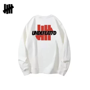 UNDEFEATED 標志品牌 LOGO圖案 圓領衛衣 男女同款 黑色/白色
