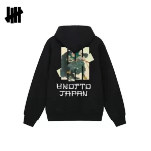 UNDEFEATED 武松打鳄圖案 寬鬆百搭 連帽衛衣 男女款 白/黑/灰