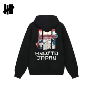 UNDEFEATED 浮世繪相撲 印花圖案 連帽衛衣 時尚百搭 男女款 白/黑/灰