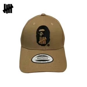 undefeated 彎沿帽子 猿人頭 街頭棒球帽 男女時尚百搭 嘻哈帽 黑/藍/棕