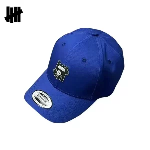 UNDEFEATED 猿人頭聯名 棒球帽 潮牌五條杠 男女硬頂 百搭鴨舌帽 黑色/藍色